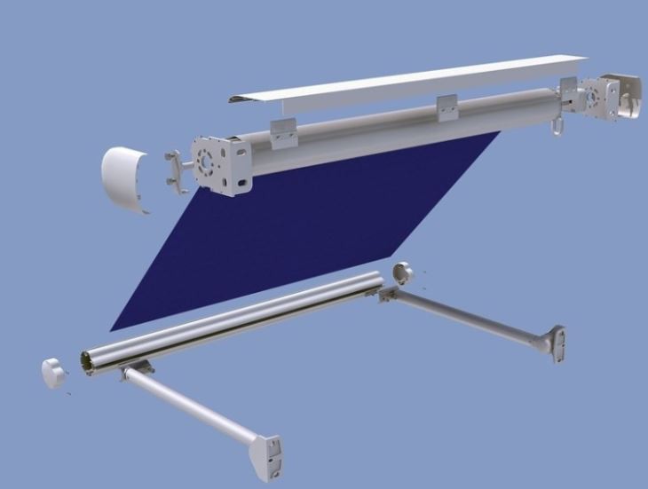 aluminum window awnings